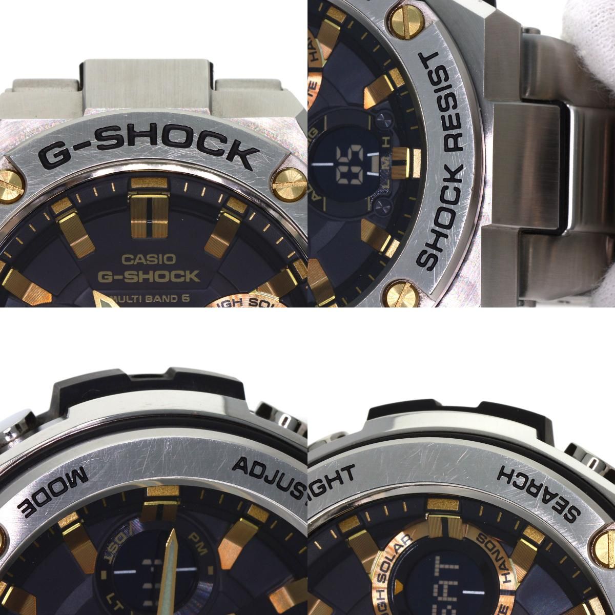 CASIO カシオ GST-W110D Gショック G-STEEL 腕時計 SS SS メンズ [中古