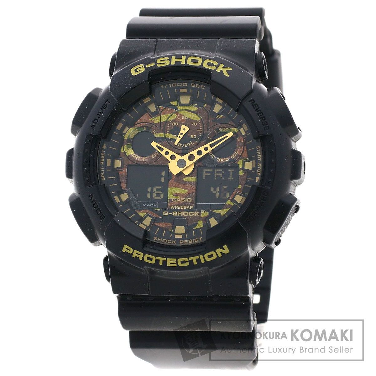 CASIO カシオ GA 100CF Gショック カモフラージュダイアルシリーズ 腕時計 樹脂系 樹脂系 メンズ