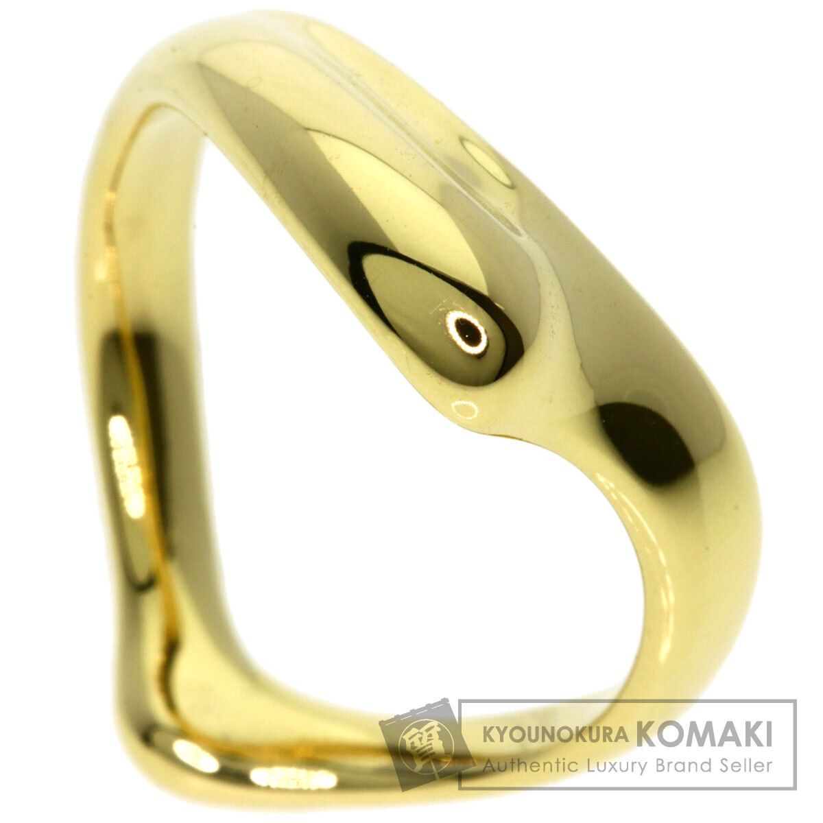 TIFFANY&Co. ティファニー カーブド ウェーブ ハート リング・指輪