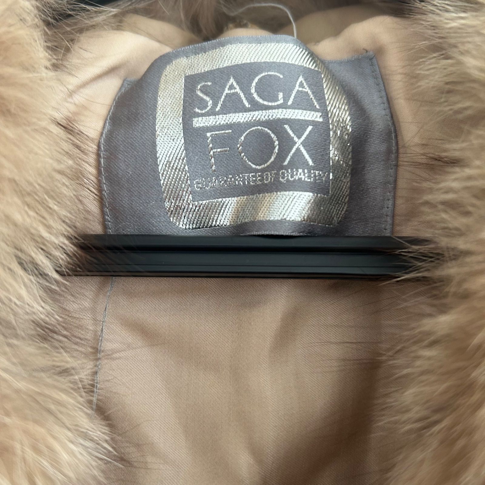 SAGA FOX サガフォックス 毛皮 ファーコート キャメル レディース 6