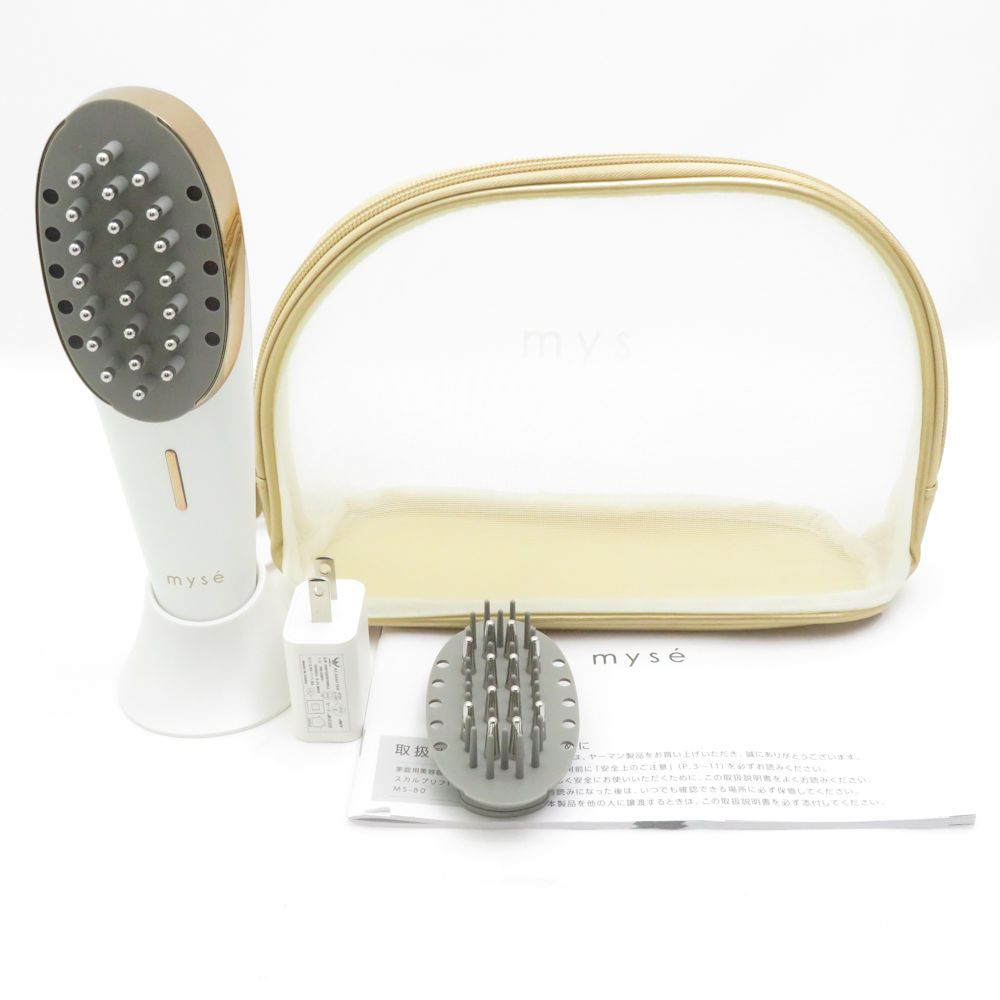 美品 myse ミーゼ MS-80 スカルプリフト フェイス 頭皮 美顔器 BO11046