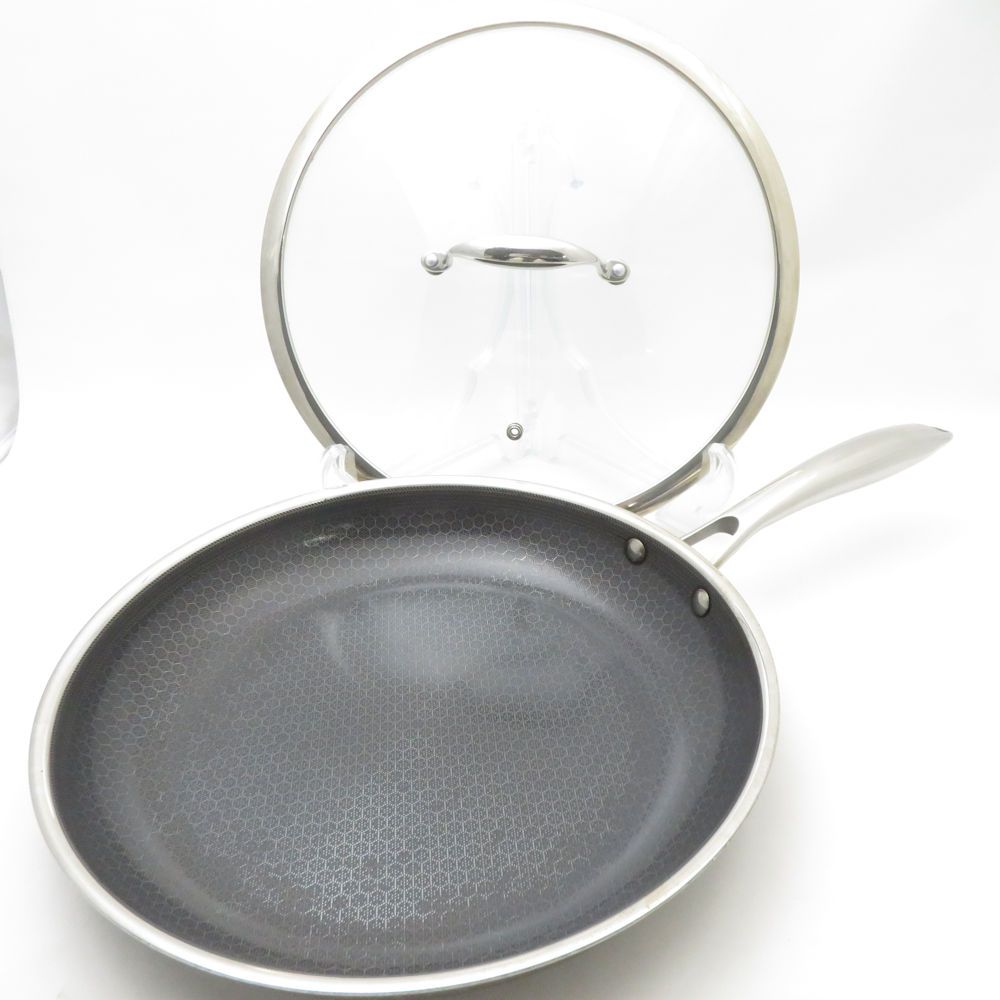 HEXCLAD ヘックスクラッド フライパン ガラス蓋 1点 セット 30 cm SN 474 B 1