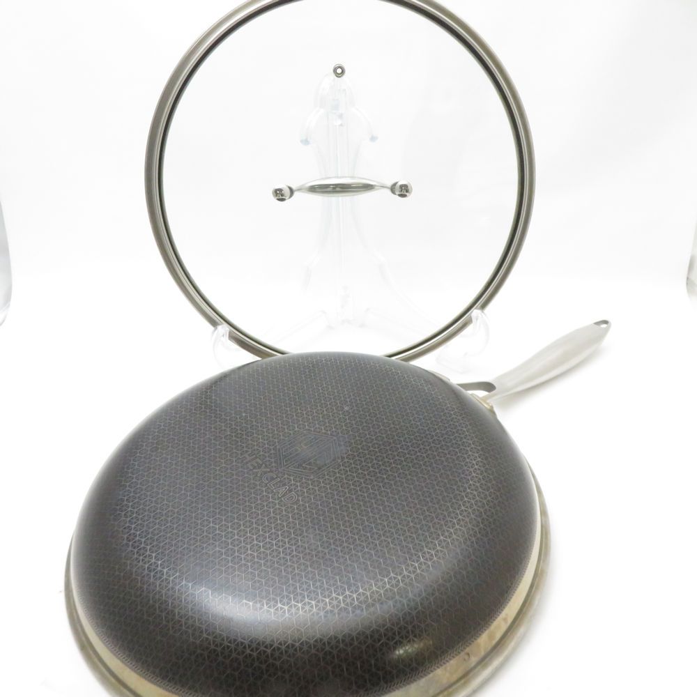  HEXCLAD ヘックスクラッド フライパン ガラス蓋 1点 セット 30 cm SN 474 B 1 フライパン 鍋 グリル