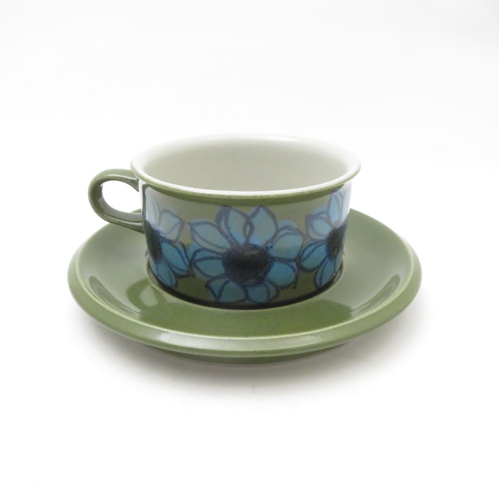 ARABIA アラビア ヒルッカ リーサ アホラ HLA カップ＆ソーサー 1客 北欧 花柄 フラワー