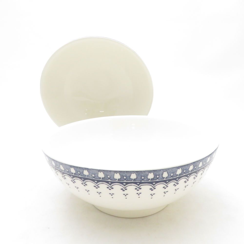 美品 Gien ジアン A TABLE ボウル 2枚 ペア 14cm サラダ フルーツ