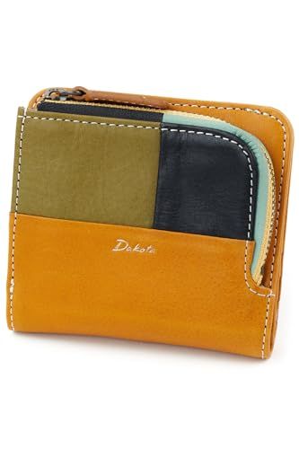 ダコタ 二つ折り財布 本革 レディース マスタード DA 31620 53 7 ff 205 f 0