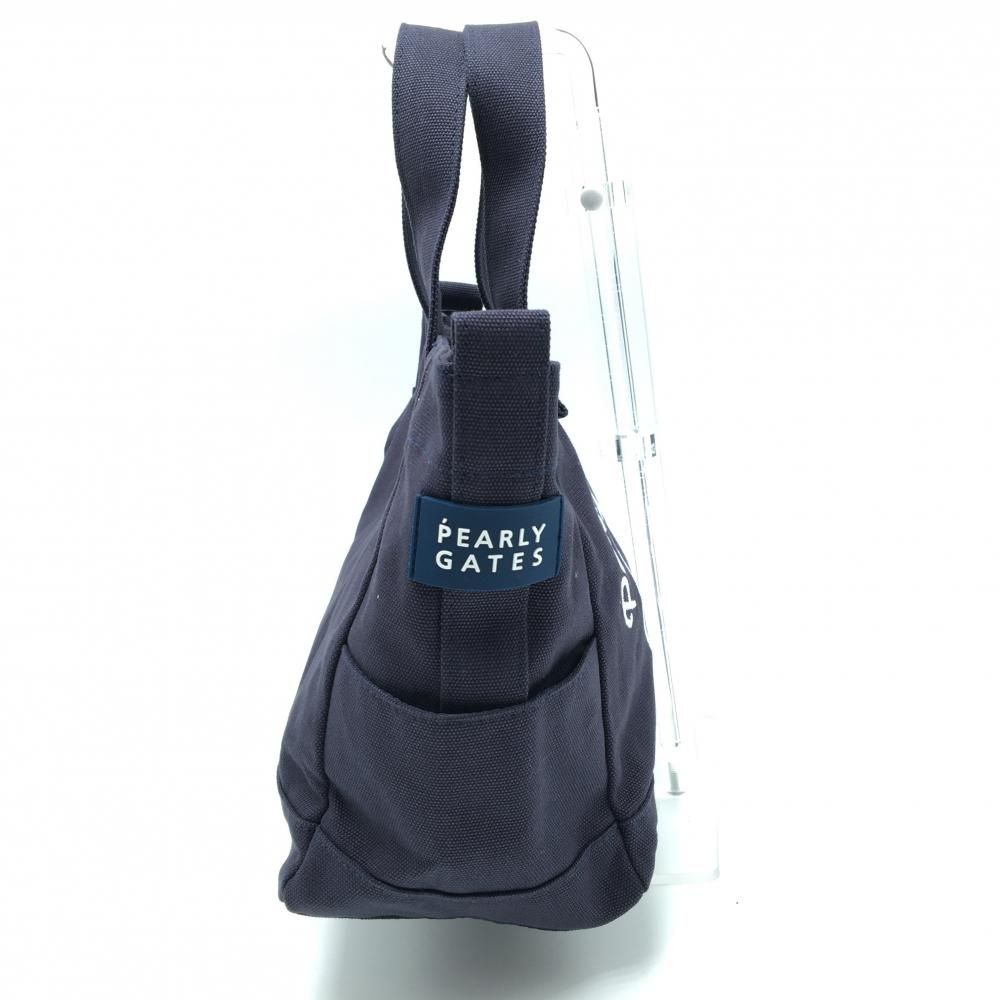 超美品】パーリーゲイツ カートバッグ ネイビー×白 ニコちゃん