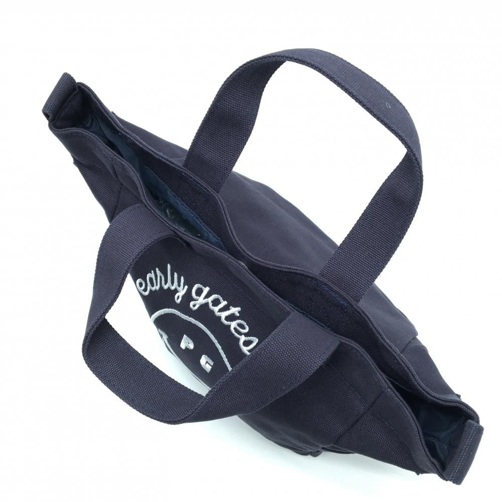 超美品】パーリーゲイツ カートバッグ ネイビー×白 ニコちゃん