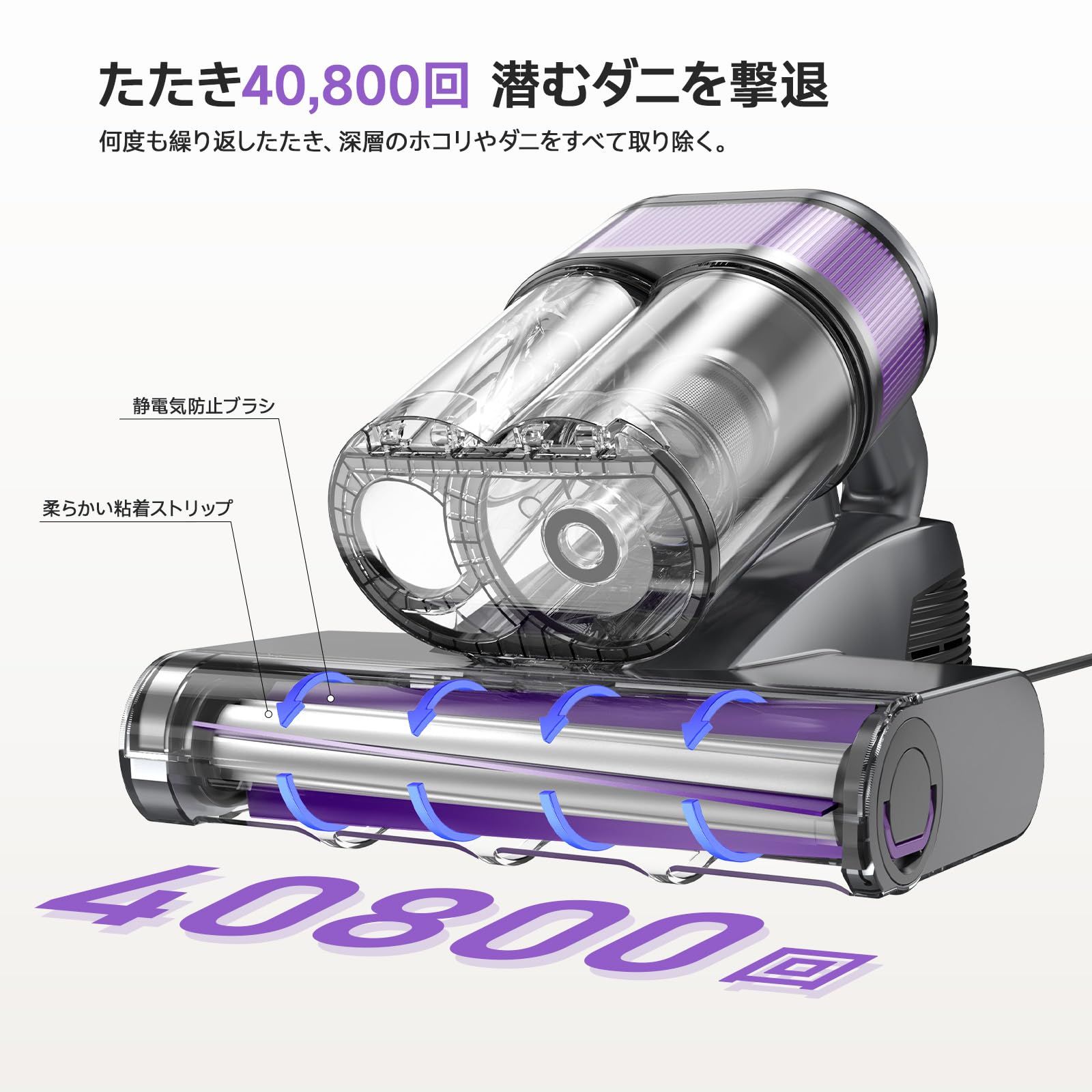 新品 Airpher 布団クリーナー UV除菌・65℃の温風機能 ダニ・ウイルス