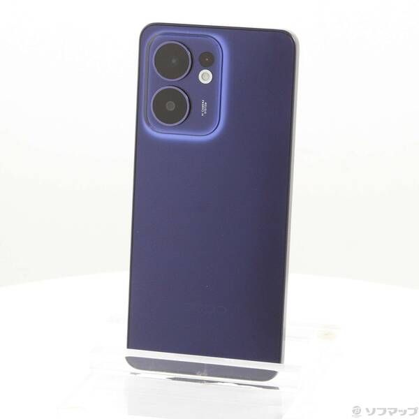 中古品〕 OPPO Reno13 A 128GB ルミナスネイビー OPG05 UQ mobile SIM