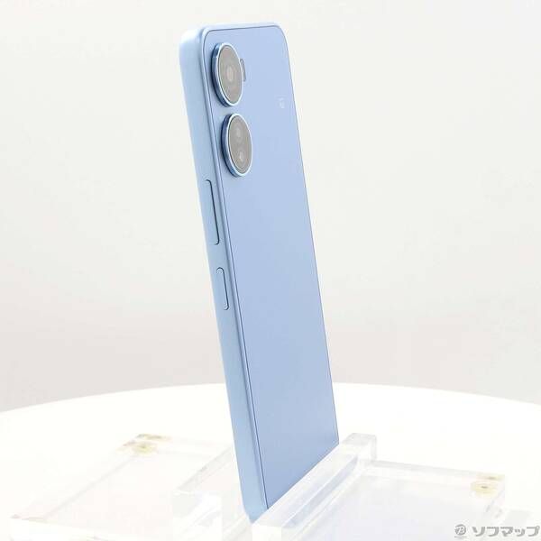 中古品〕 Libero 5G IV 128GB ブルー ZESCD1 Y!mobile SIMフリー【276