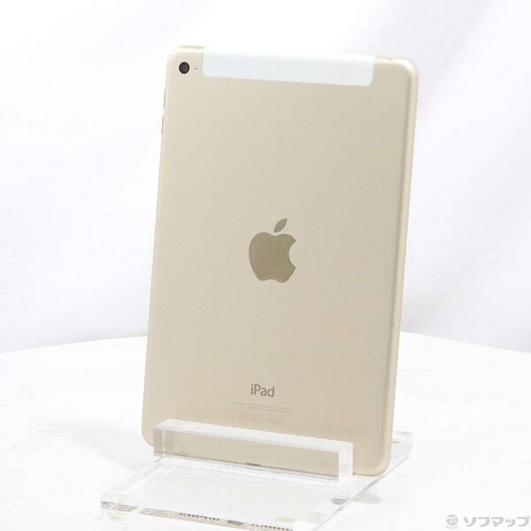 中古品〕 iPad mini 4 128GB ゴールド MK782J／A docomoロック解除SIM