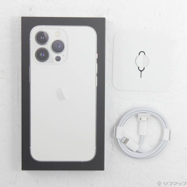 中古品〕 iPhone13 Pro 256GB シルバー MLUP3J／A SIMフリー【262