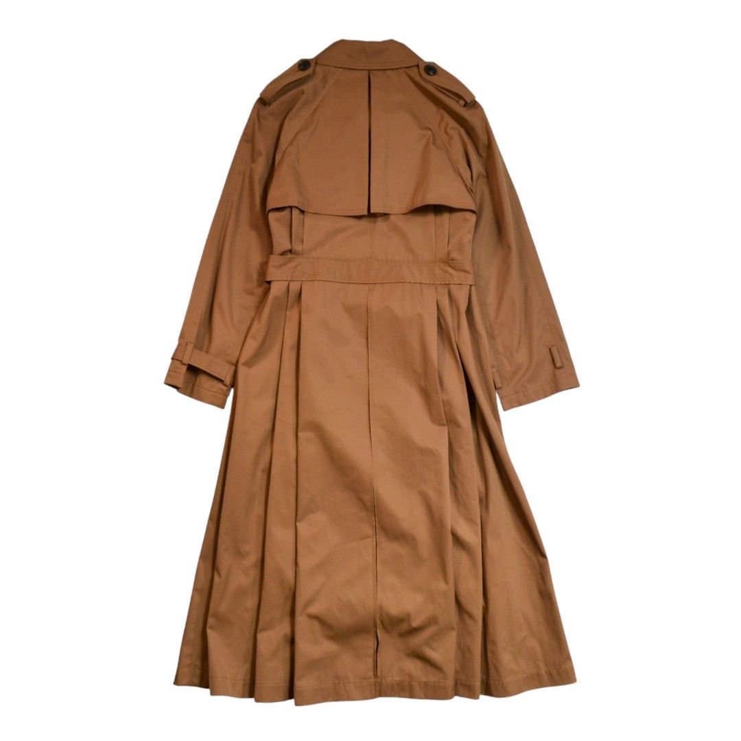 美品】DUAL VIEWデュアルヴュー日本製 コットン混ロング丈プリーツ