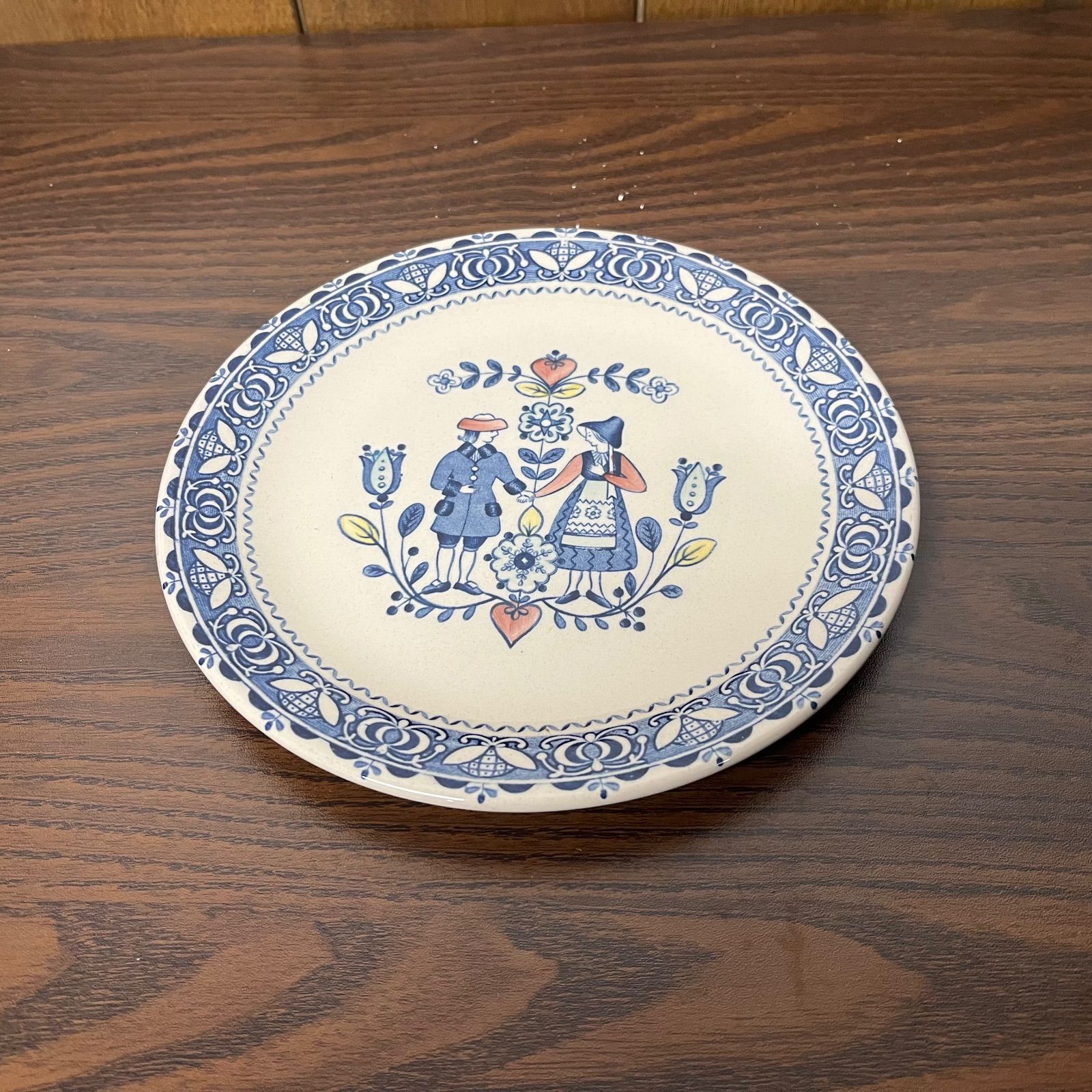 希少　アンティーク　英国　ジョンソンブラザーズ　皿　6枚 JOHNSON BROTHERS ジョンソンブラザーズ Hearts&Flowers プレート 5枚