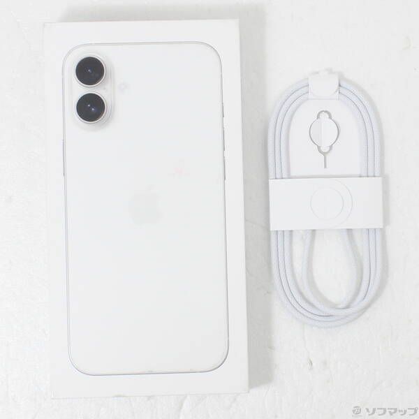 展示品〕 iPhone16 Plus 256GB ホワイト MXVH3J／A SIMフリー【276