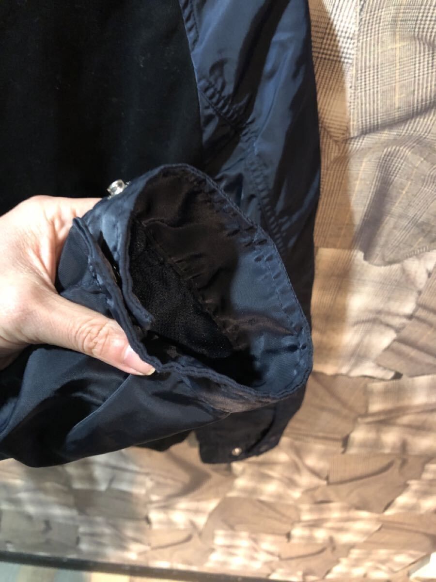 福岡出品 COMME des GARCONS HOMME 21SS Nylon Sleeve Bomber Jacket