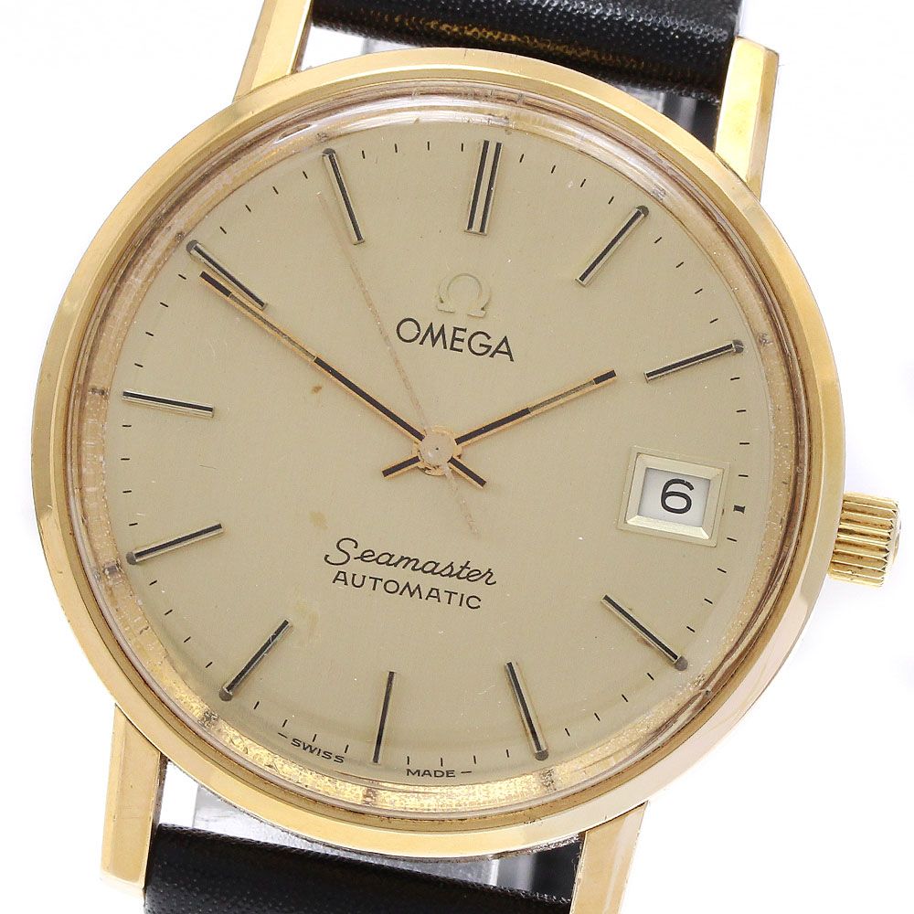 オメガ OMEGA 166 0202 シーマスター デイト cal 1010 自動巻き メンズ _936013
