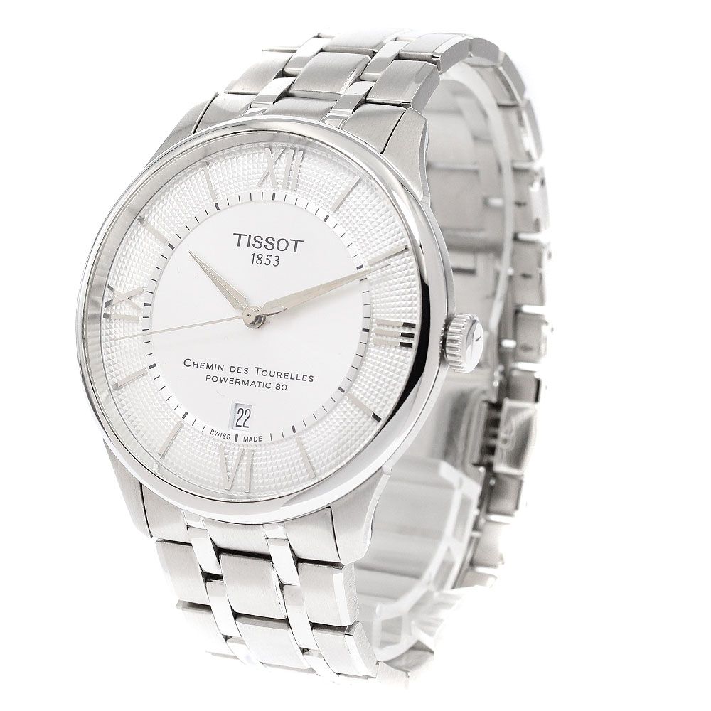  ティソ TISSOT T139 407 11 038 00 シュマン デ トゥレル 42mm デイト 自動巻き メンズ _931846 人気商品 自動巻き時計 腕時計(アナログ)