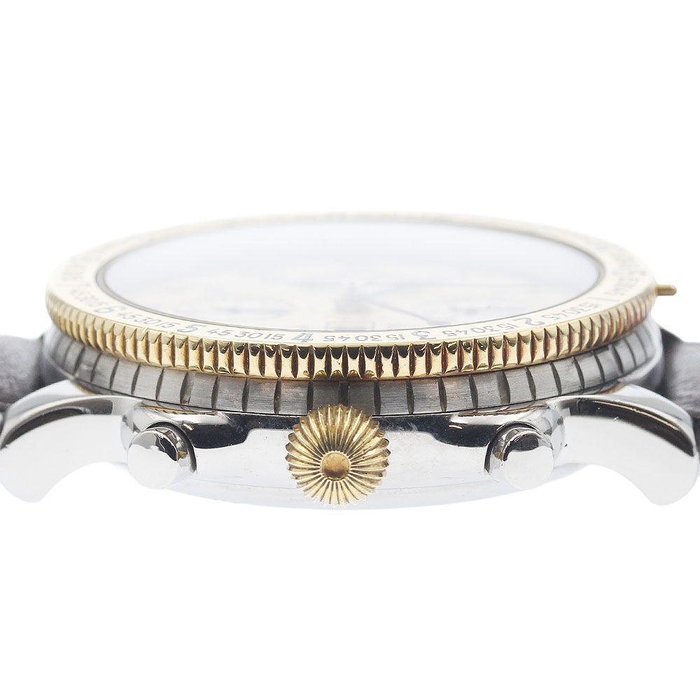  ロンジン LONGINES 674 5232 アワーアングル デイデイト クロノグラフ 自動巻き メンズ _934623 ネイビー系 自動巻き時計 腕時計(アナログ)