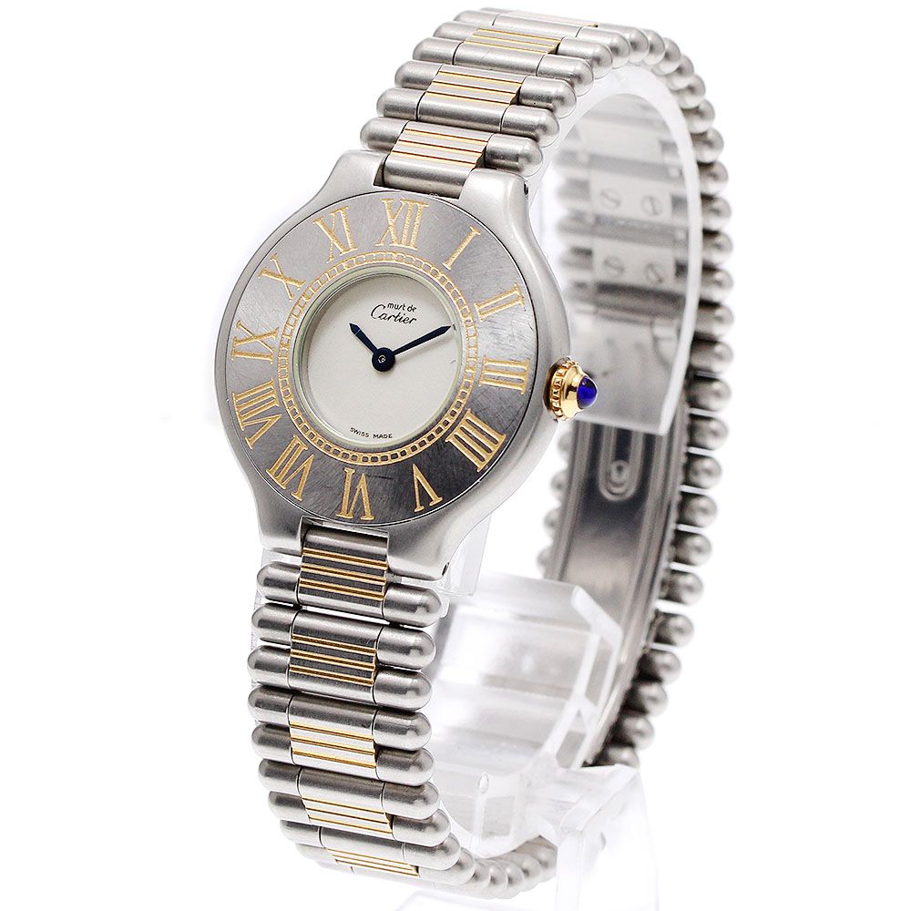 カルティエ CARTIER マスト21 ヴァンティアン クォーツ レディース 箱