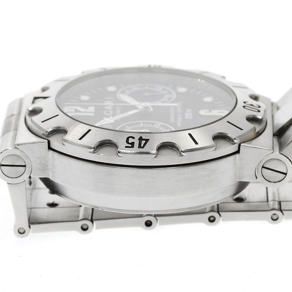  訳あり ブルガリ BVLGARI SCB38S ディアゴノ スクーバ クロノグラフ 自動巻き メンズ _930847 オフィスカジュアル 自動巻き時計 腕時計(アナログ)