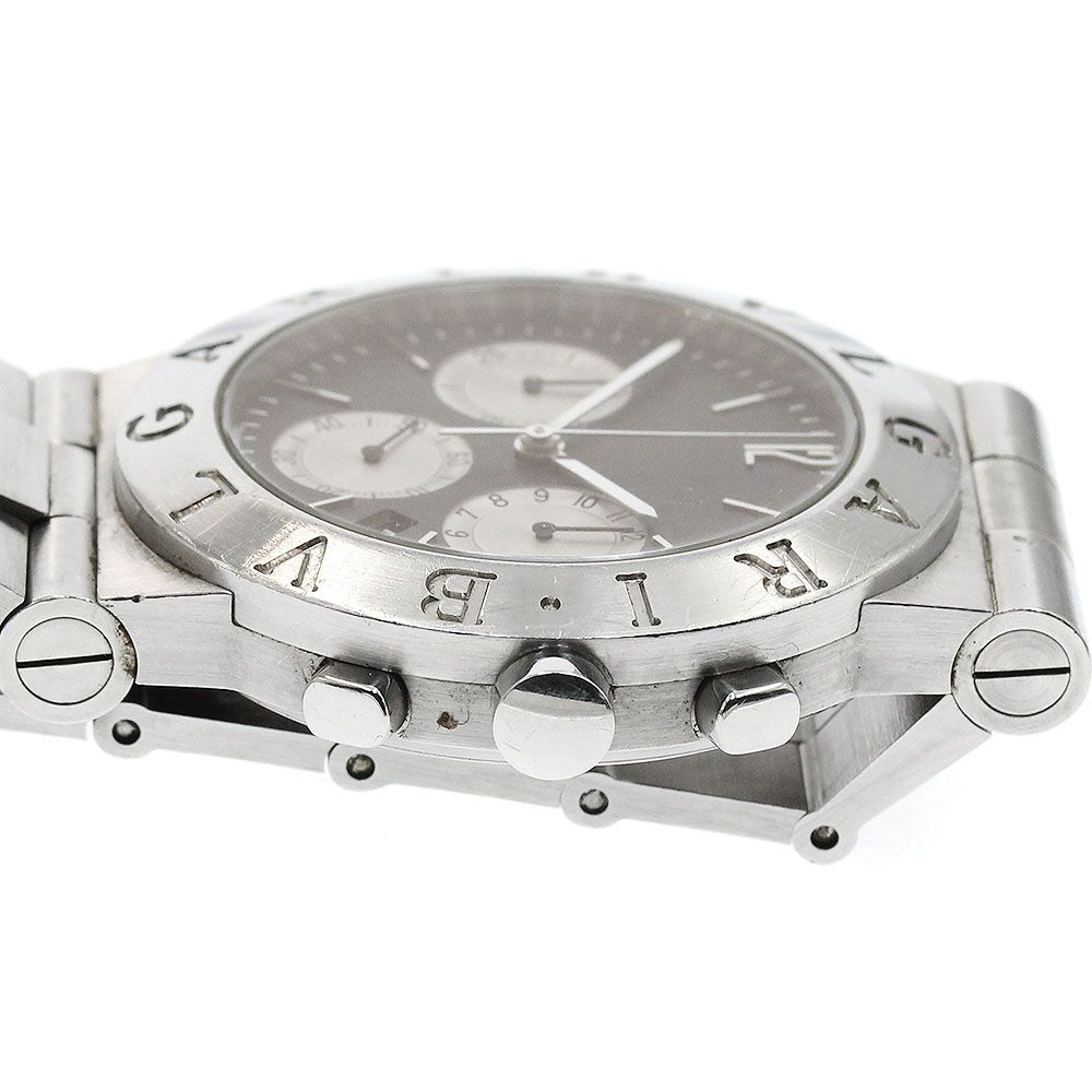 訳あり ブルガリ BVLGARI CH35S ディアゴノ スポーツ クロノグラフ 