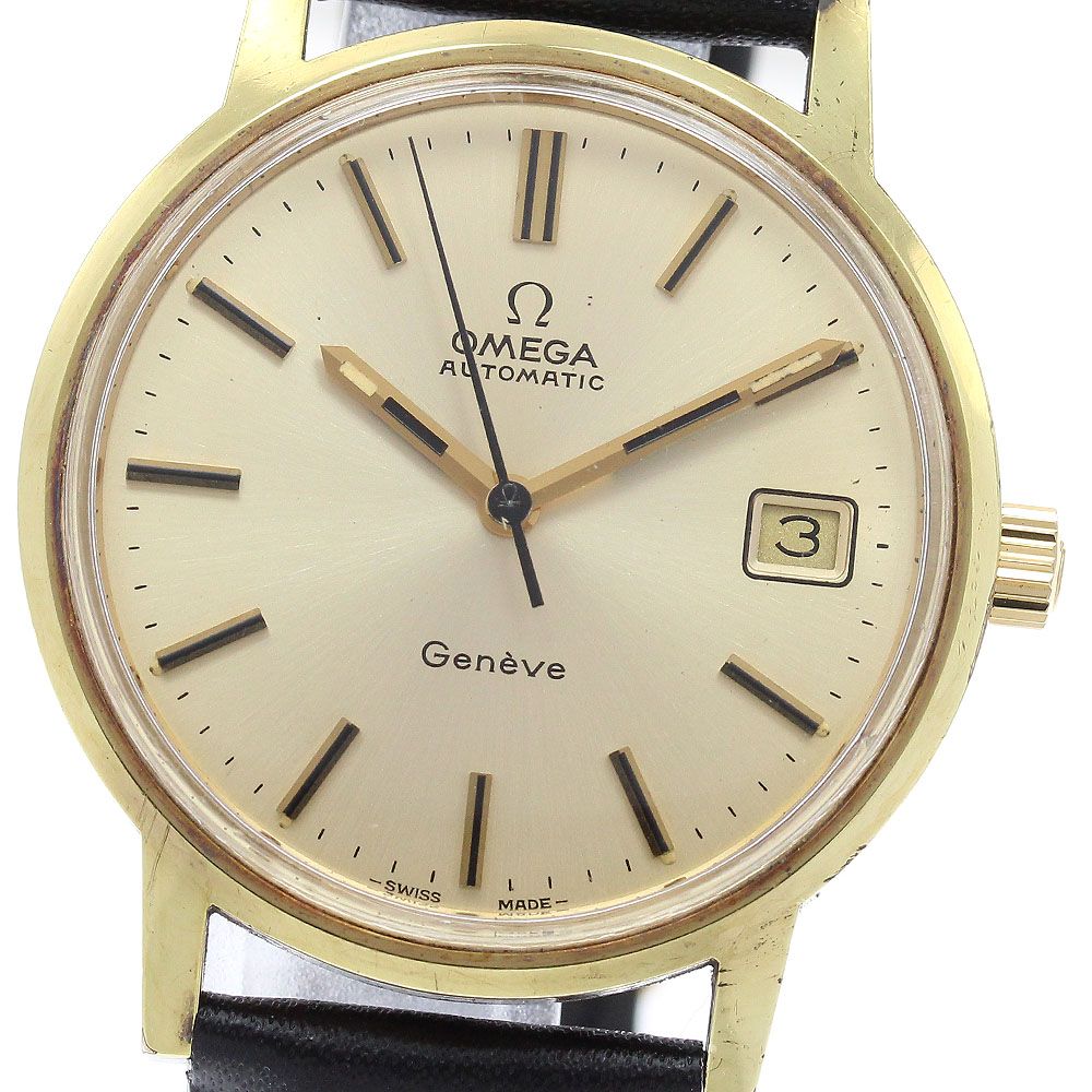 オメガ OMEGA 166 0163 ジュネーブ デイト Cal 1012 自動巻き メンズ _933653