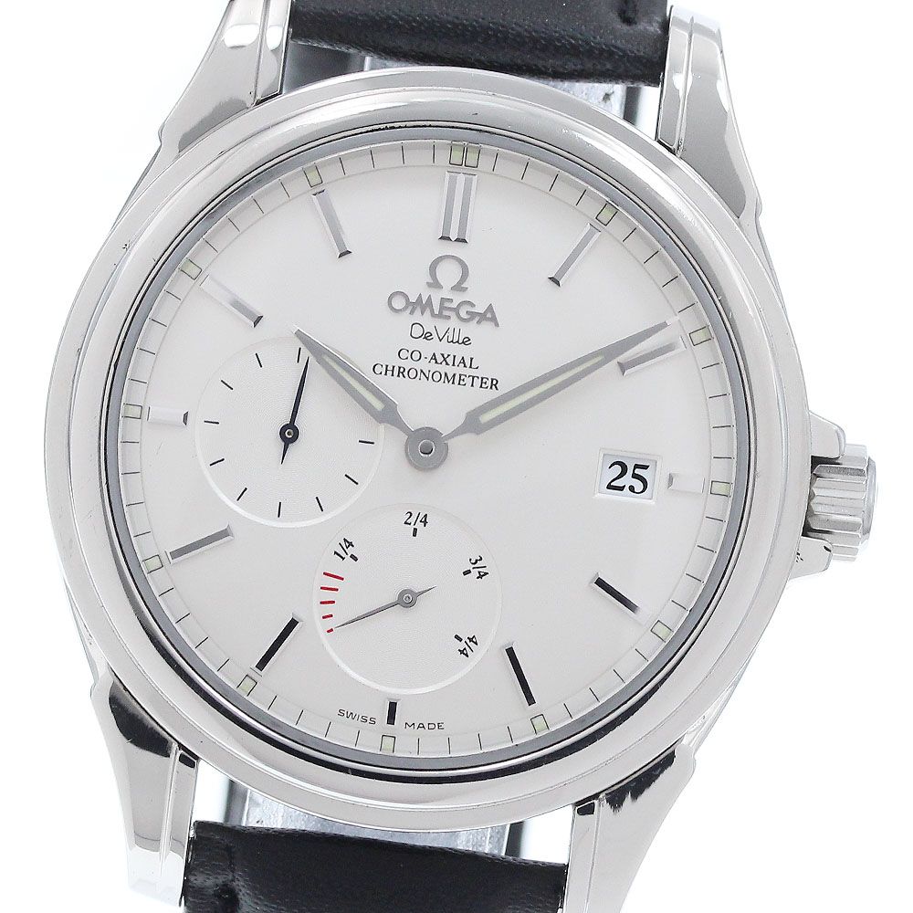 オメガ OMEGA 4832 31 32 デビル コーアクシャル パワーリザーブ 自動巻き メンズ 保証書付き_935995