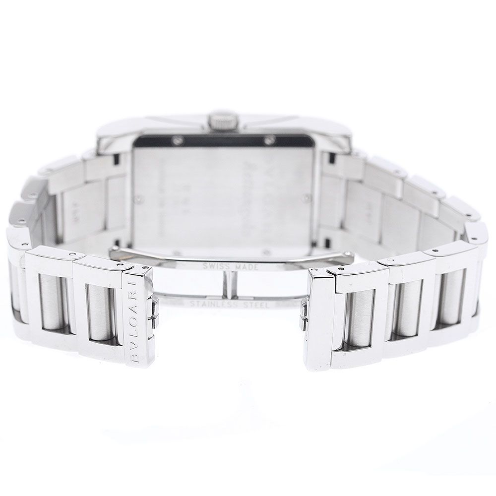  ブルガリ BVLGARI RT45S レッタンゴロ デイト 自動巻き メンズ _934417 吸湿性 自動巻き時計 腕時計(アナログ)