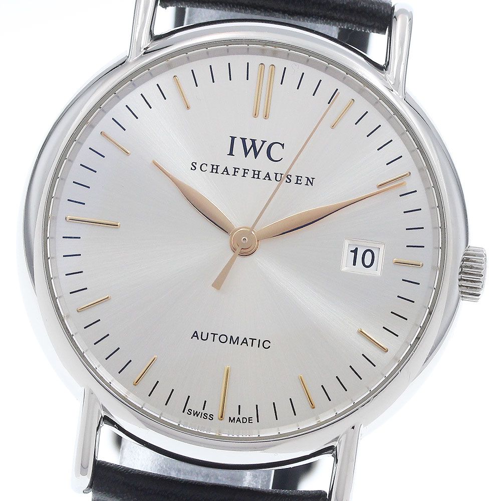IWC IWC SCHAFFHAUSEN IW356303 ポートフィノ デイト 自動巻き メンズ