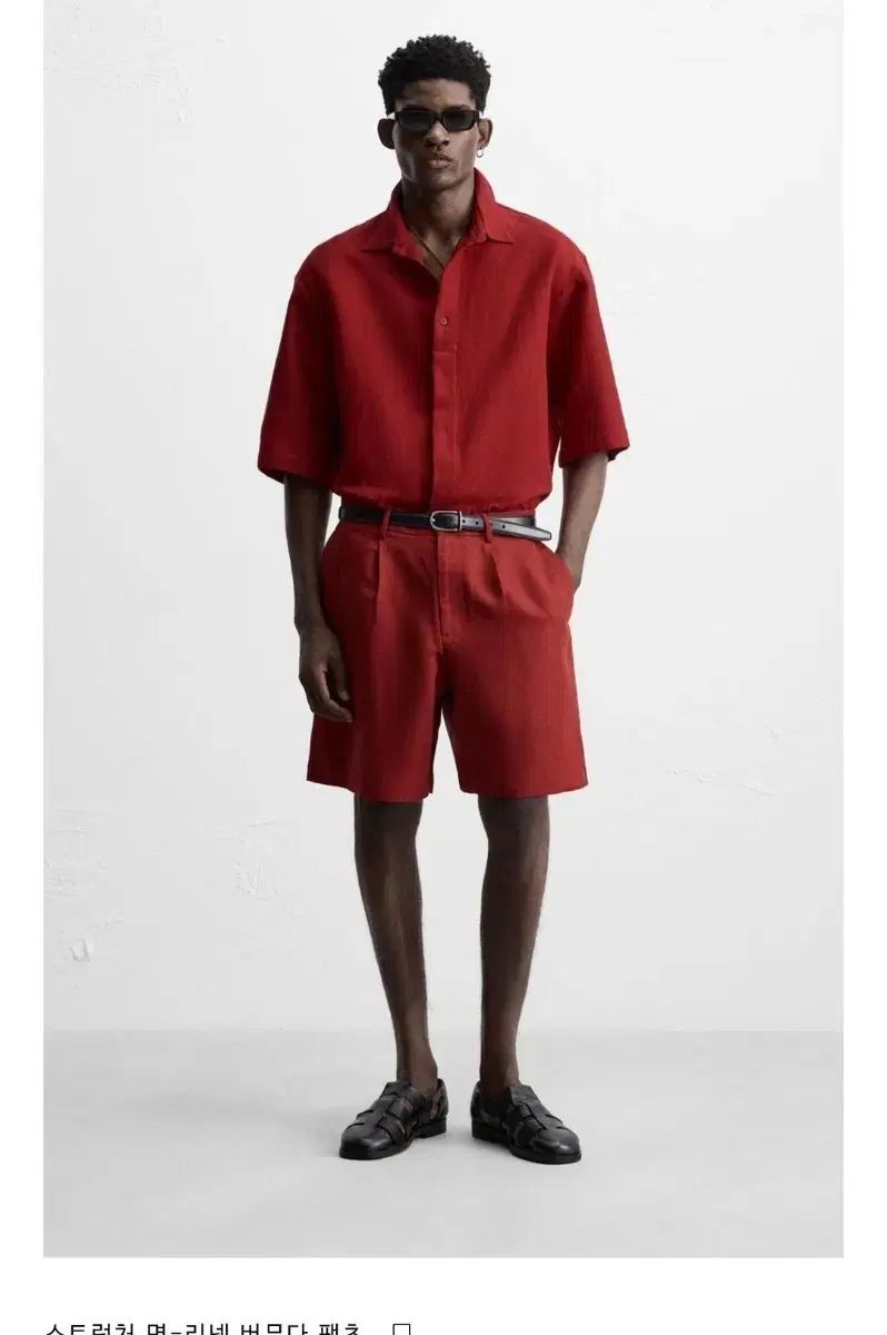 ザラ リネン バミューダ パンツ S - メルカリ