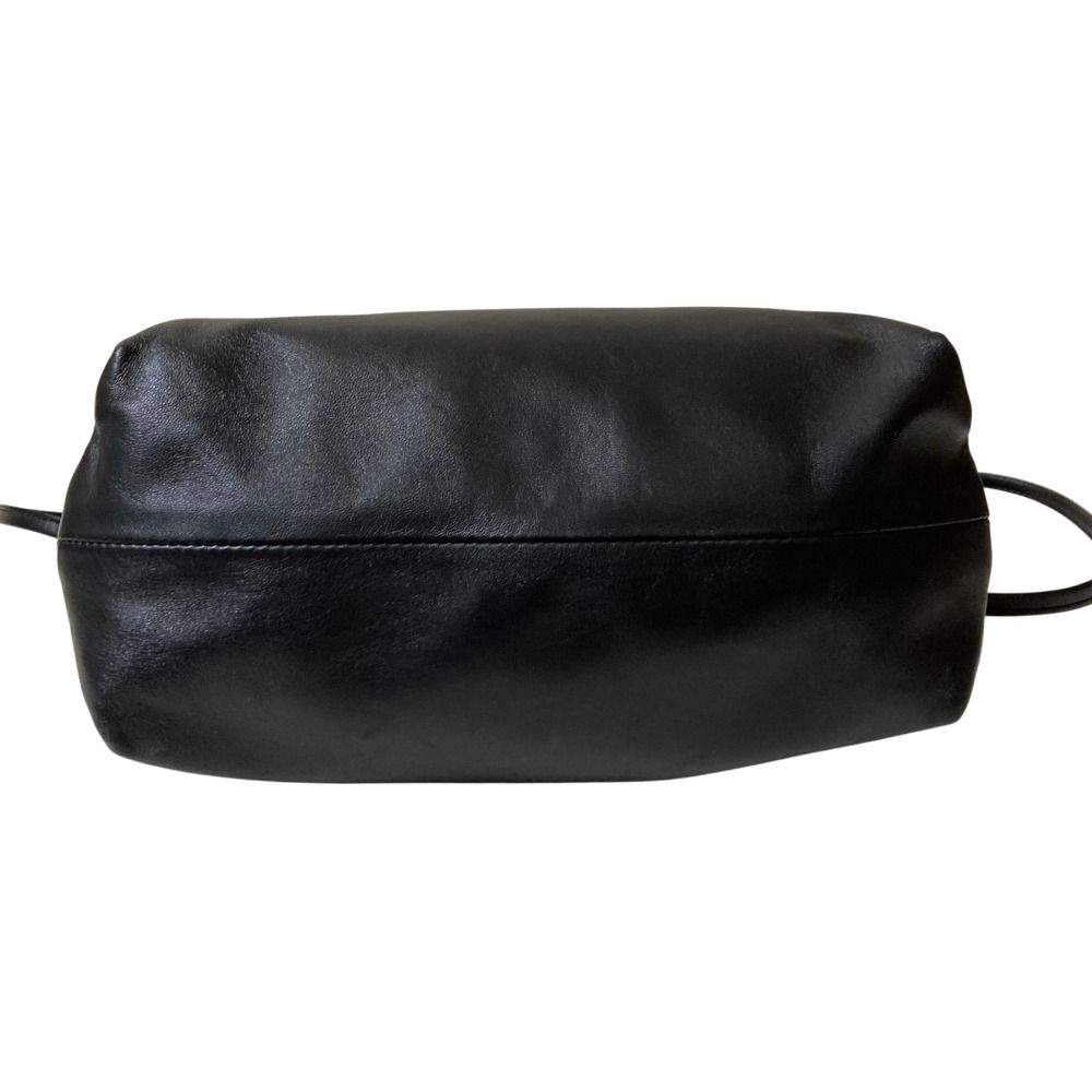 美品 mina perhonen ミナペルホネン kostea ballade ラムレザー 2way ハンドバッグ ショルダーバッグ acs9948 ブラック レディース 古着 中古 USED 美品 mina perhonen ミナペルホネン kostea ballade ラムレザー 2way