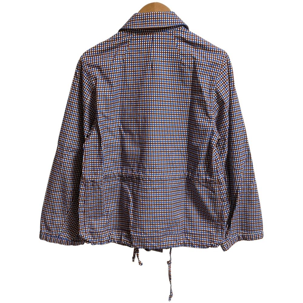 新品同様 DRIES VAN NOTEN ドリスヴァンノッテン チェック柄 比翼