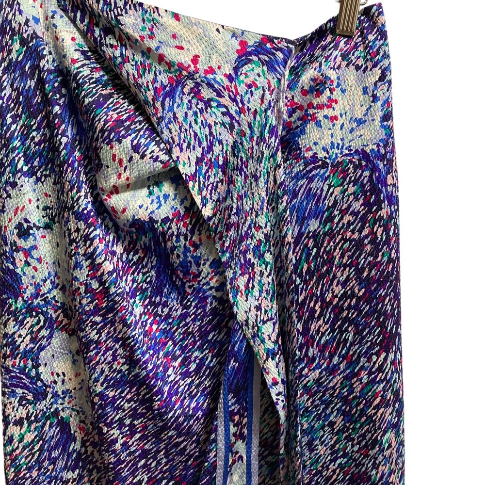 新品同様 LEONARD レオナール パリ マルチカラープリント シルクシャツ  