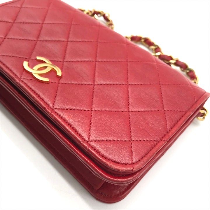 良品 CHANEL シャネル ココマーク ミニマトラッセ チェーン ショルダー