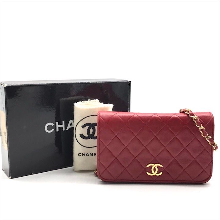 良品 CHANEL シャネル ココマーク ミニマトラッセ チェーン ショルダー