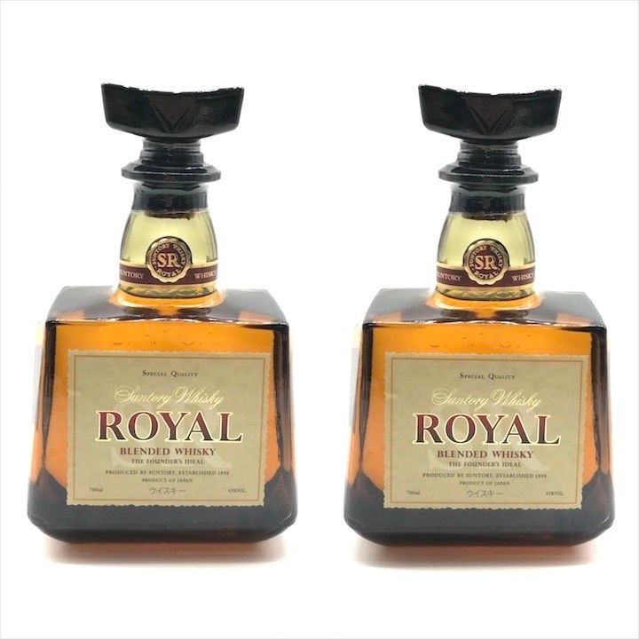 未開栓 サントリー ローヤル ウイスキー 43% 700ml×2本 - メルカリ