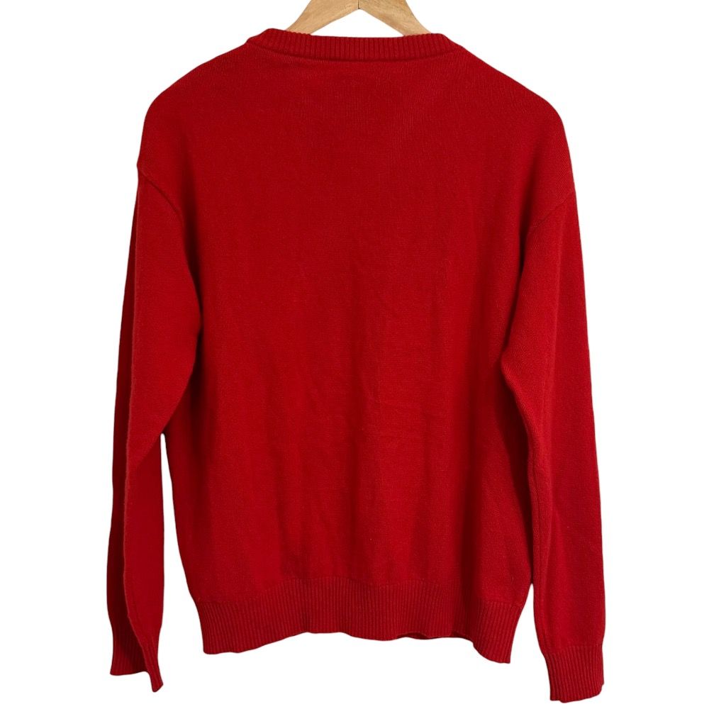 美品 MOSCHINO モスキーノ マクドナルドモチーフ パロディ カシミヤ