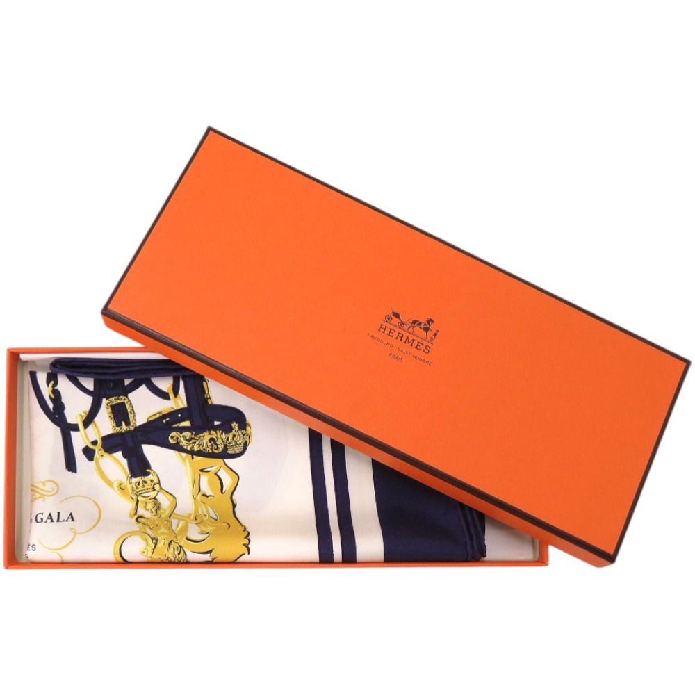 未使用品 エルメス ポケットチーフ カレ45 プチカレ brides de gala