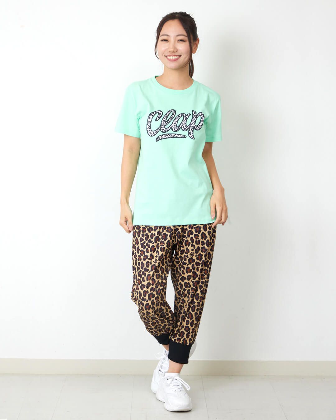 新品 clap フィットネス ウェア クラップ レディース パンツ LEOPARD