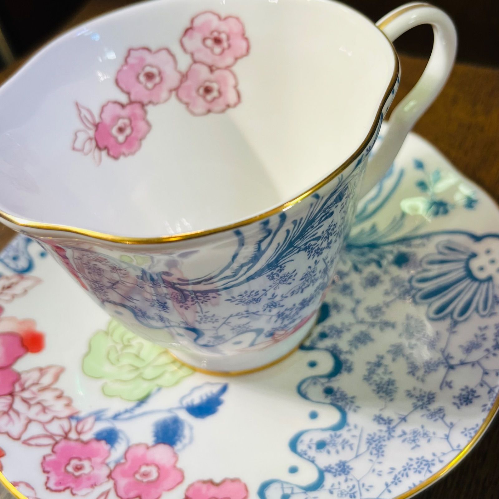 WEDG WOOD ウェッジウッド バタフライブルーム カップ＆ソーサー