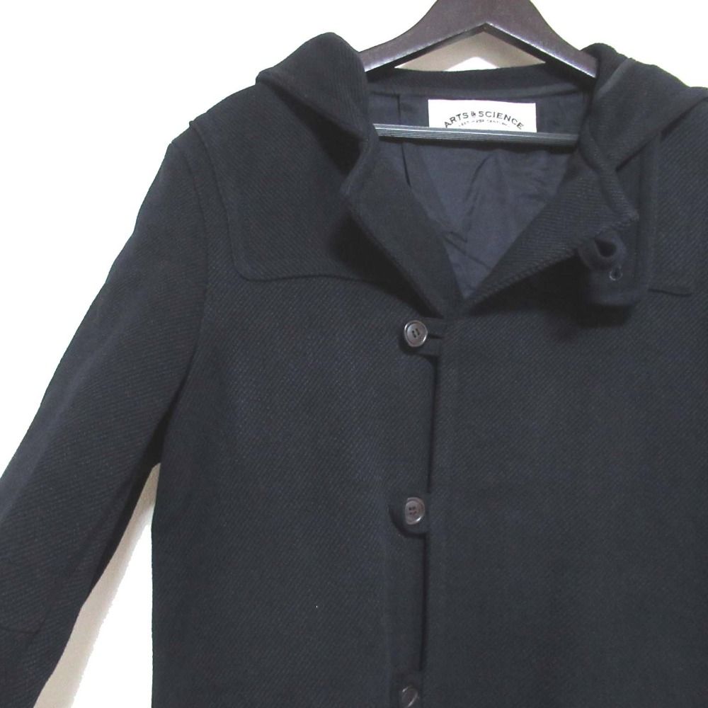 美品 ARTS&SCIENCE アーツアンドサイエンス フーディーコート ダッフル