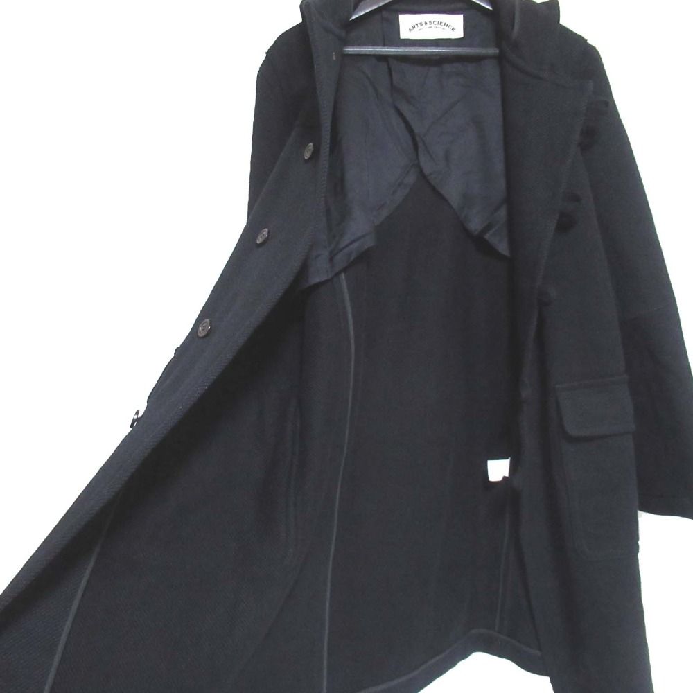 美品 ARTS&SCIENCE アーツアンドサイエンス フーディーコート ダッフル