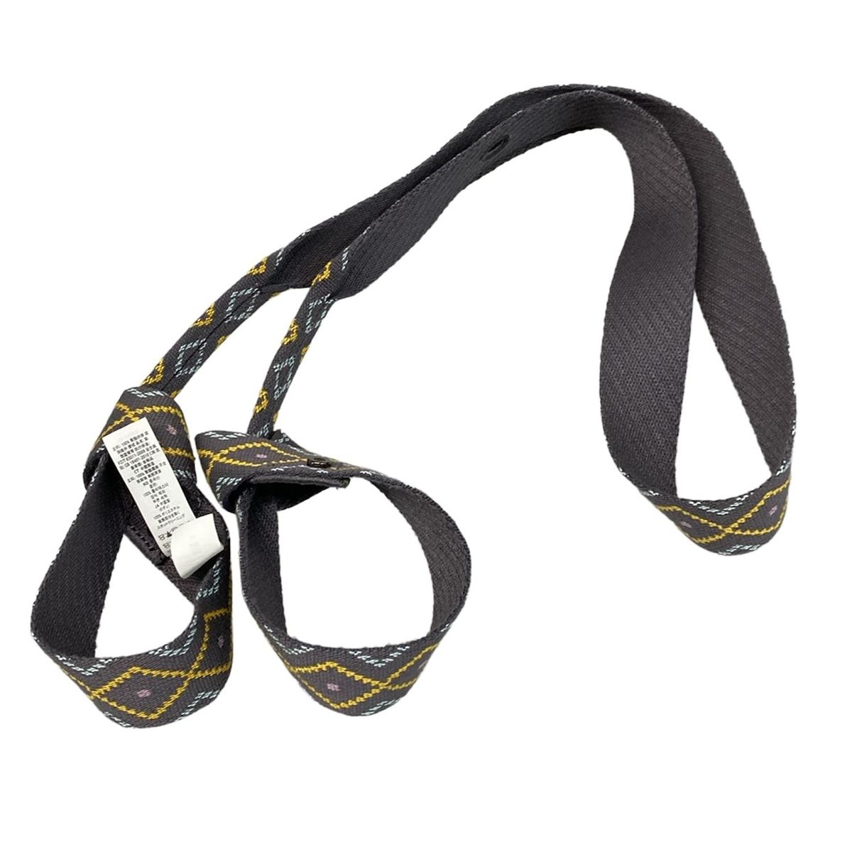 lululemon ヨガマット ストラップ付き lululemon(ルルレモン) 小物美品 - パープル×ダークイエロー×マルチ