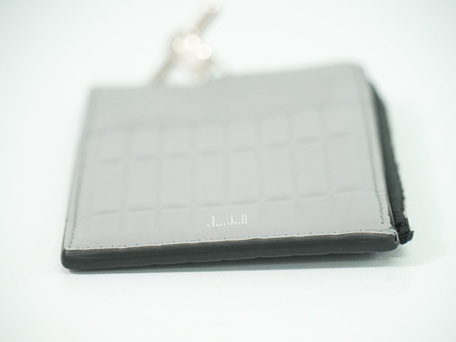 本物 ダンヒル dunhill フラグメントケース ケース カードケース レザー グレー 財布 ウォレット 中古・ 本物 ダンヒル dunhill フラグメントケース コインケース カードケース
