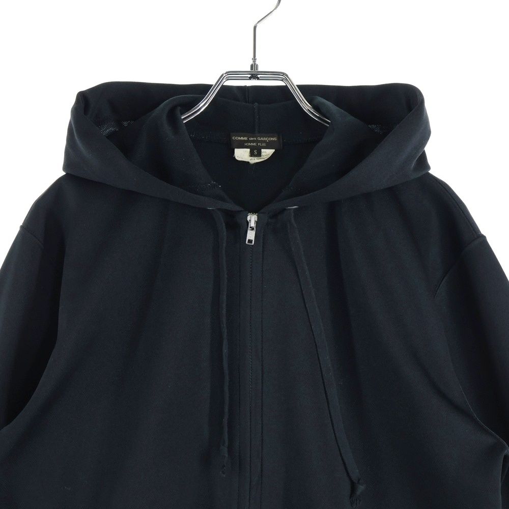 美品 コムデギャルソンオムプリュス 16AW フーディトラックジャケット 黒 S COMME des GARCONS HOMME PLUS (コムデギャルソンオムプリュス) 16AW