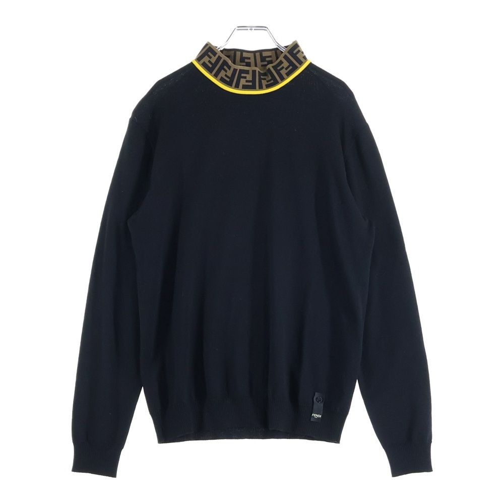 FENDI フェンディ ズッカ柄ベロアハイネック FENDI フェンディ ズッカ柄ベロアハイネック