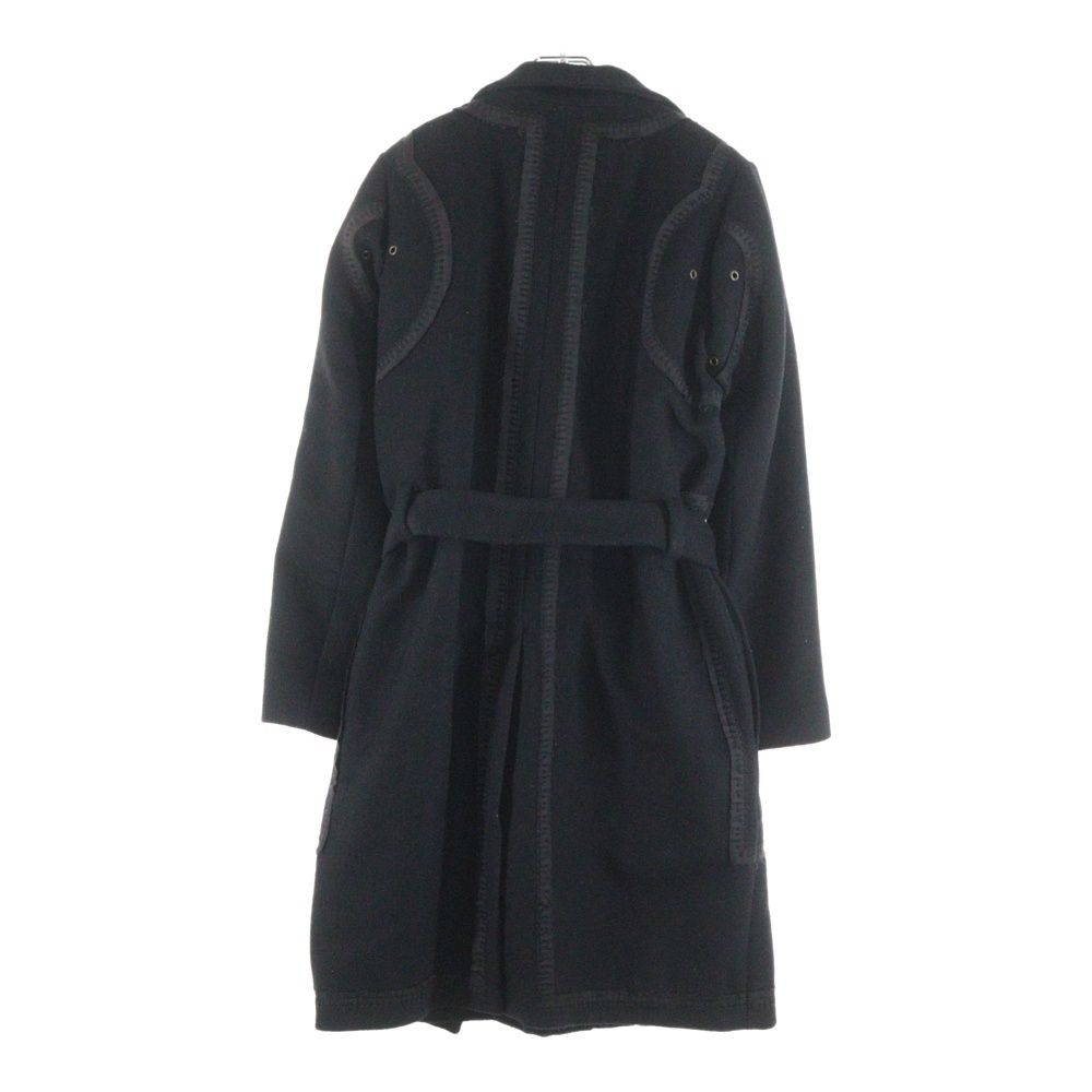 Chloe (クロエ) ビッグボタン装飾 ウール Pコート ブラック 4HMA50