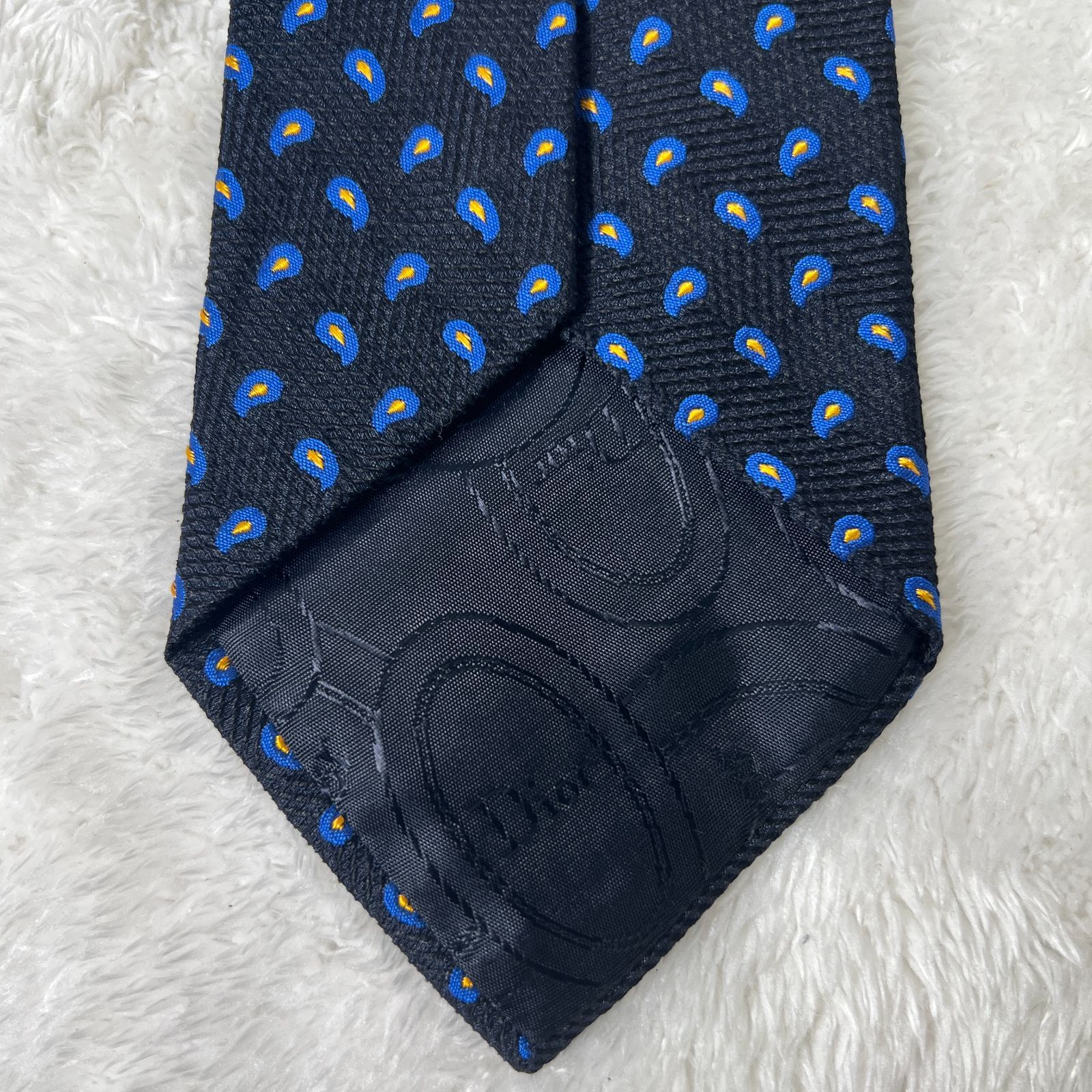 美品》Christian Dior (クリスチャン ディオール) シルクネクタイ